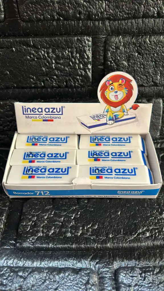 Borrador Linea Azul Ref-720 Caja X12
