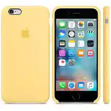 Silicone Case Iphone 6s Plus (amarillo)