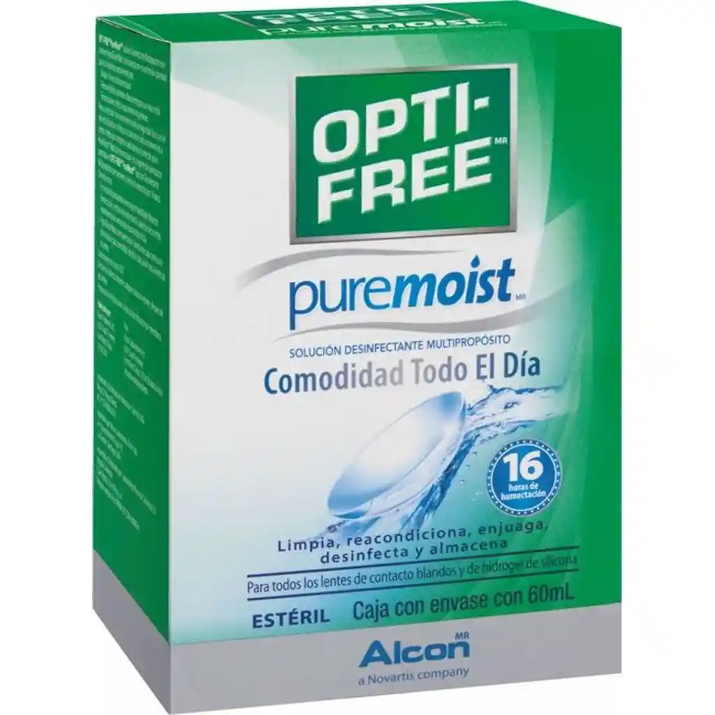 Opti Free Puremoist Frasco X 60 Ml