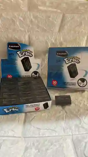 Borrador Studmark Negro Caja X30