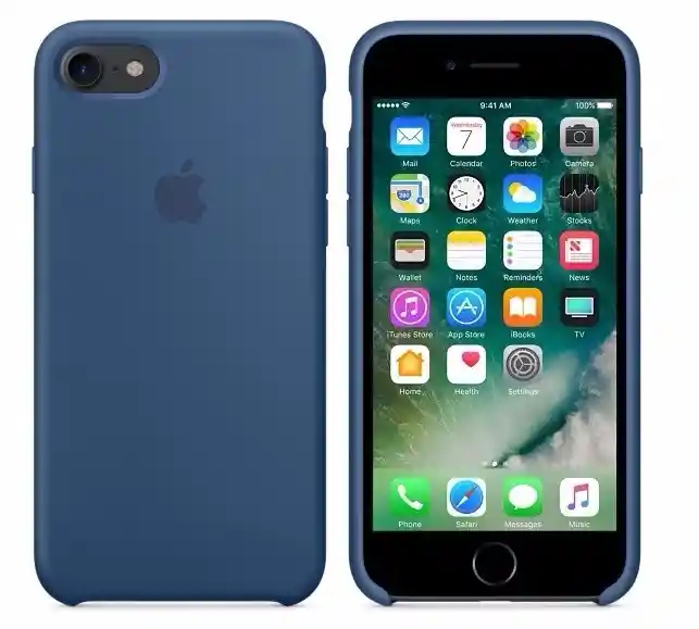 Silicone Case Iphone 6s Plus (azul Noche)