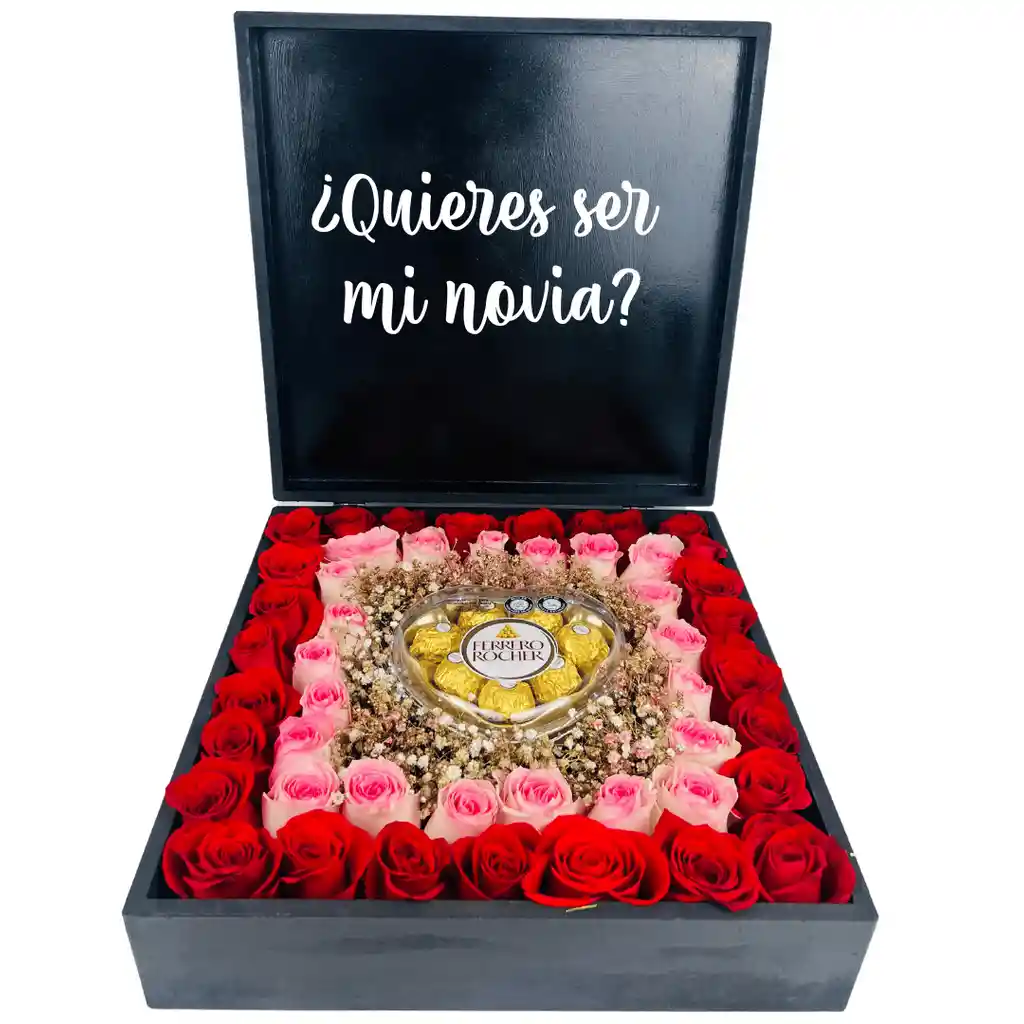 Baúl Con Rosas Y Chocolates