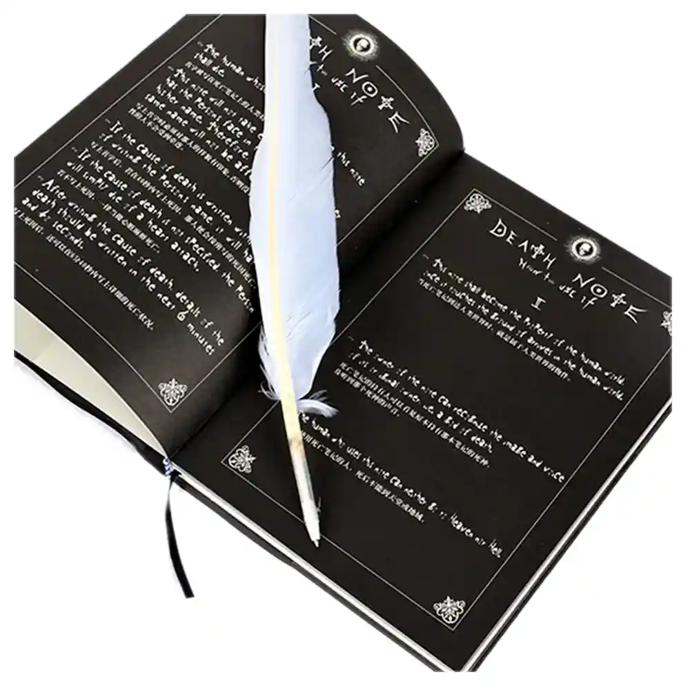 Death Note Libreta + Pluma + Cd Ost Live Action Serie Anime