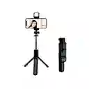 Monopod Y Trípode 2 En 1 Luz Led Rotación 300°control Remoto Bluetooth