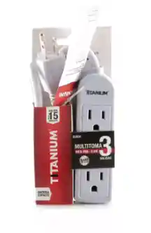 Multitoma 3 Servicios De 0.5 Metros Titanium Eca54