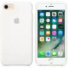 Silicone Case Iphone 7 (blanco)