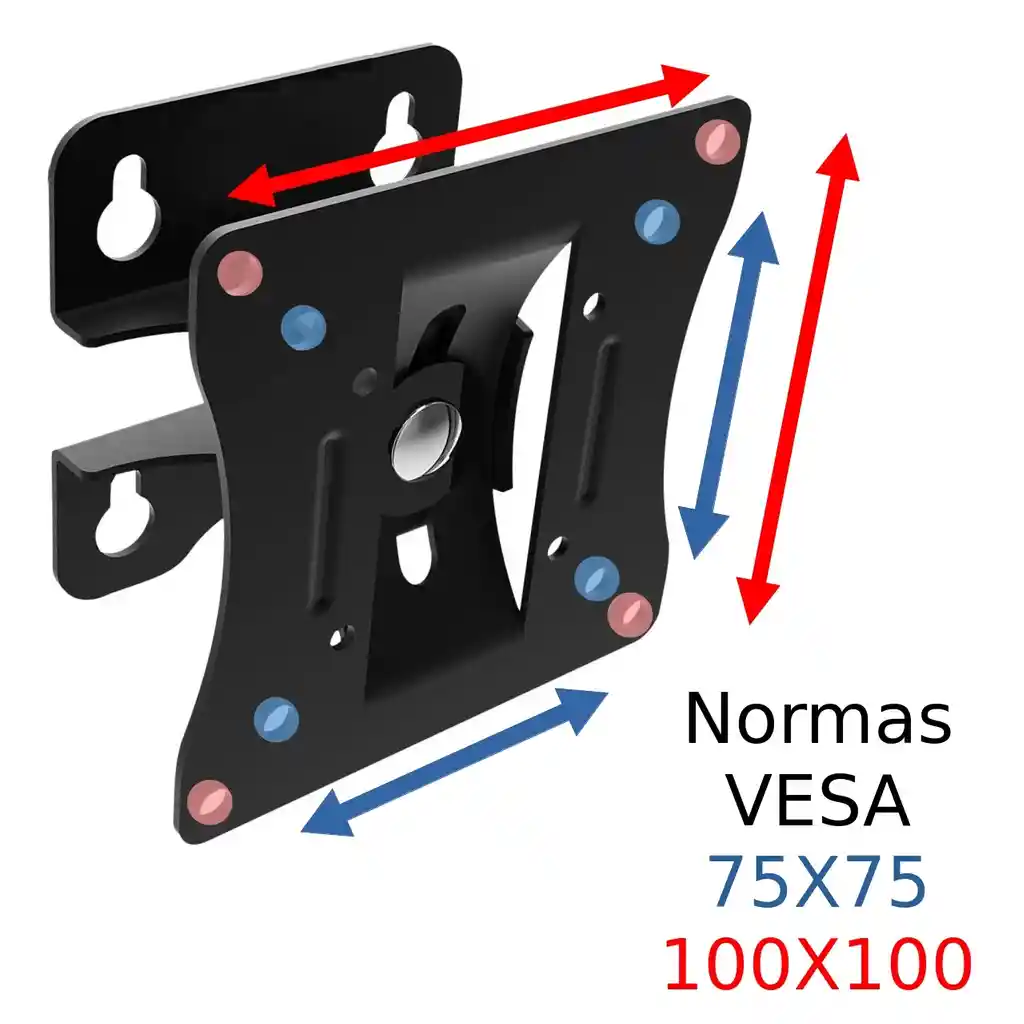 Soporte Para Monitor Pc Vesa Base Tv Móvil 13 14 17 19 21 24 27