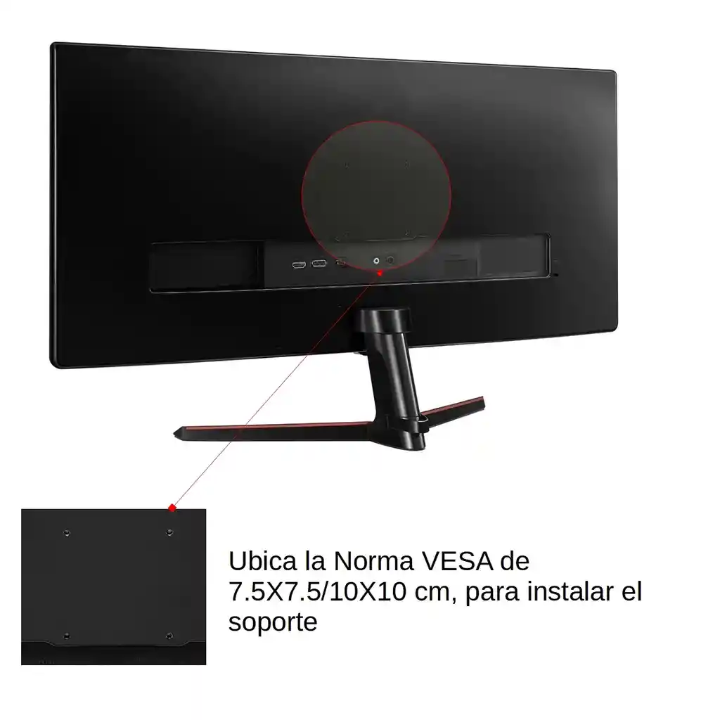 Soporte Para Monitor Pc Vesa Base Tv Móvil 13 14 17 19 21 24 27