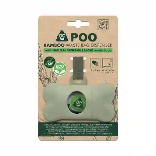 Dispensador De Bolsas M-pets Poo + 1 Rollo