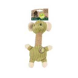 Peluche Para Perro M-pets Eco Eli Verde Con Blanco