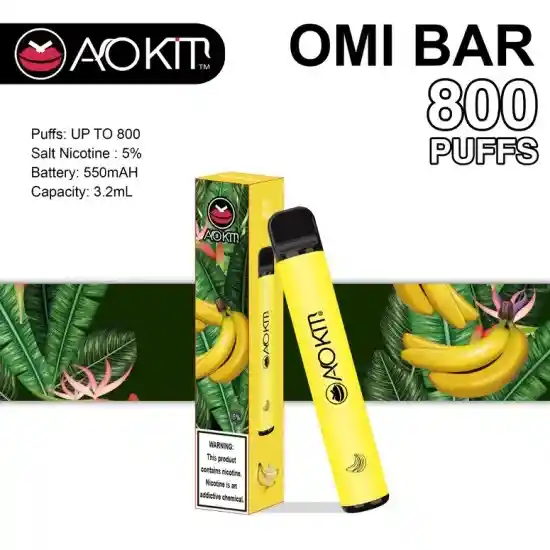 Omi Bar 800 Banana Ice