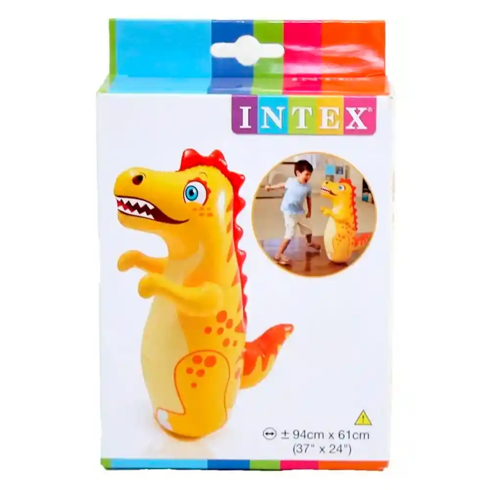 Golpeador Muñeco Inflable Intex 44672 Boxeador Luchador Nuevo (dinosaurio)