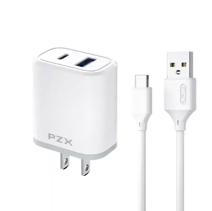 Cargador Para Iphone Pzx Regulador De Energía Pd 2.4a