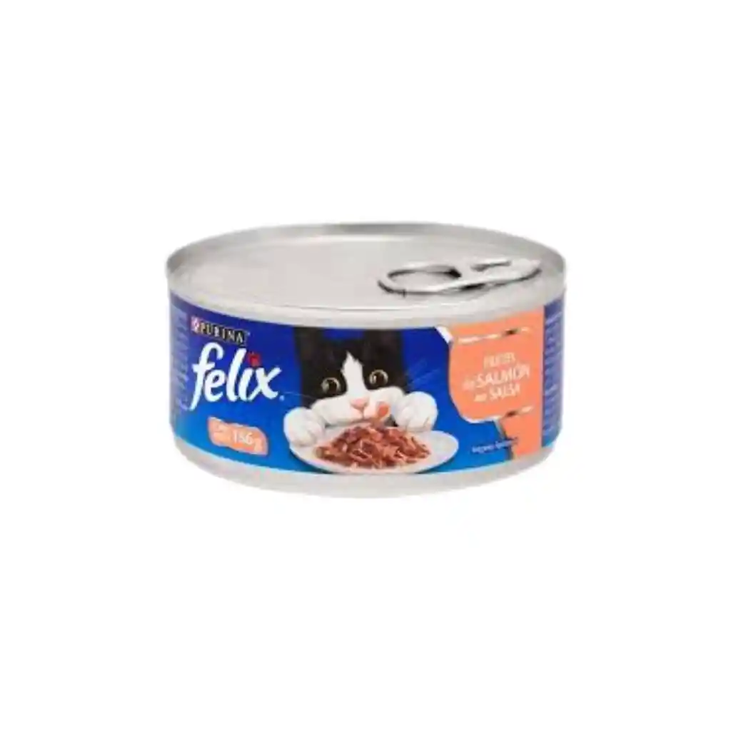 Felix - Alimento Para Gato Filetes De Salmón En Salsa