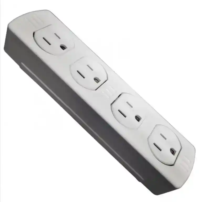 Toma Cuadruple De Sobreponer De 4 Servicios De (15a-125v-1875w) Tipo Leviton