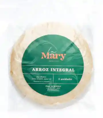 Mary Arepas De Arroz Integral Y Queso Bufala