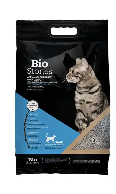 Arena Para Gatos Biostones Cafe 16 Lbs