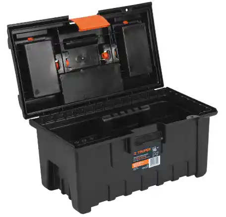 Caja Para Herramienta De 16" Con Compartimientos Truper