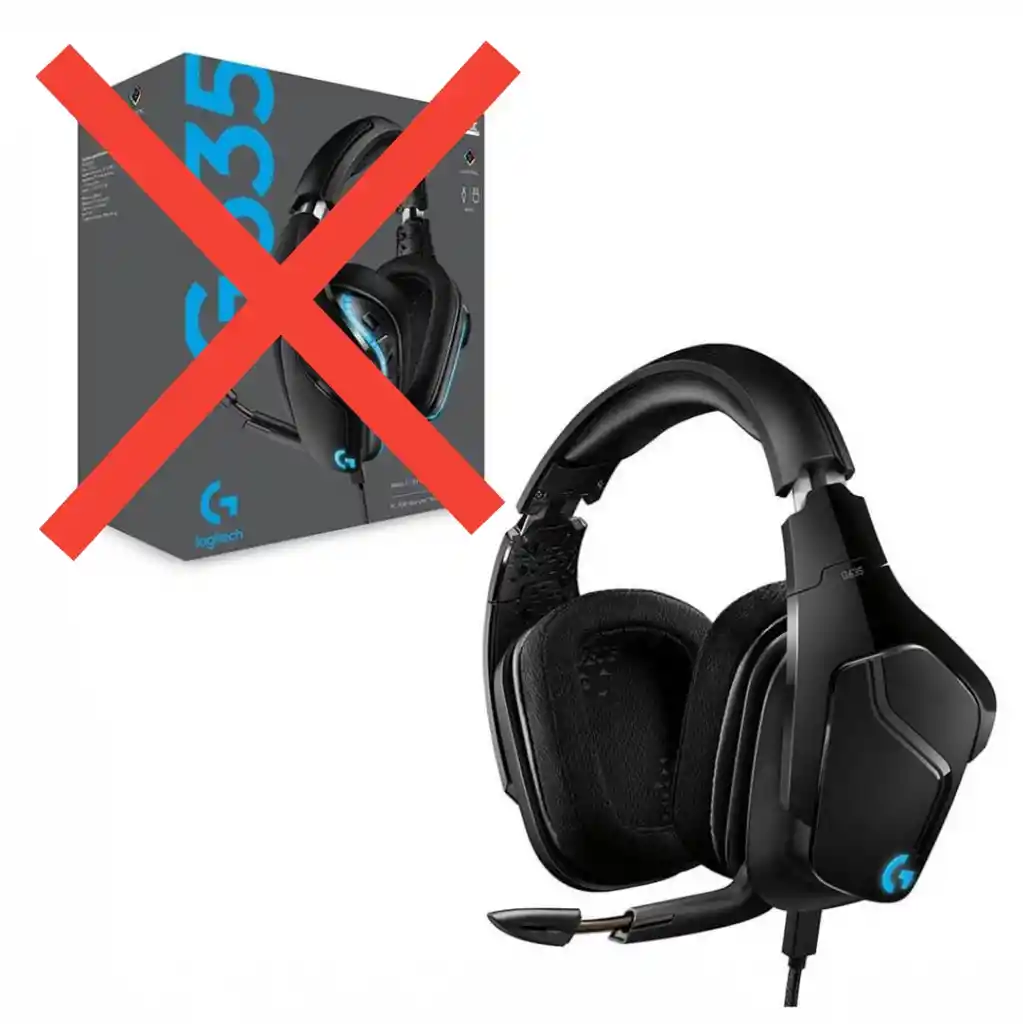 Diadema Gamer 7.1 Logitech G635 Negro Sin Caja | X2 Surround