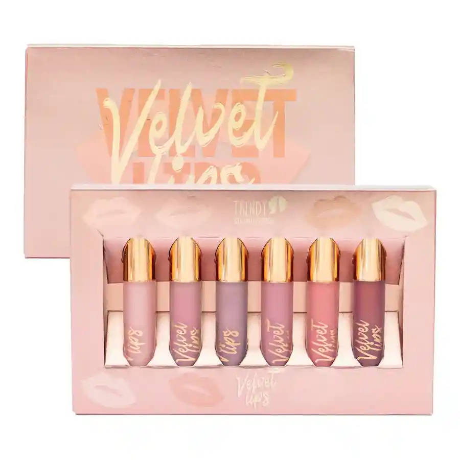 Trendy Labiales Velvet Lips Kit X 6