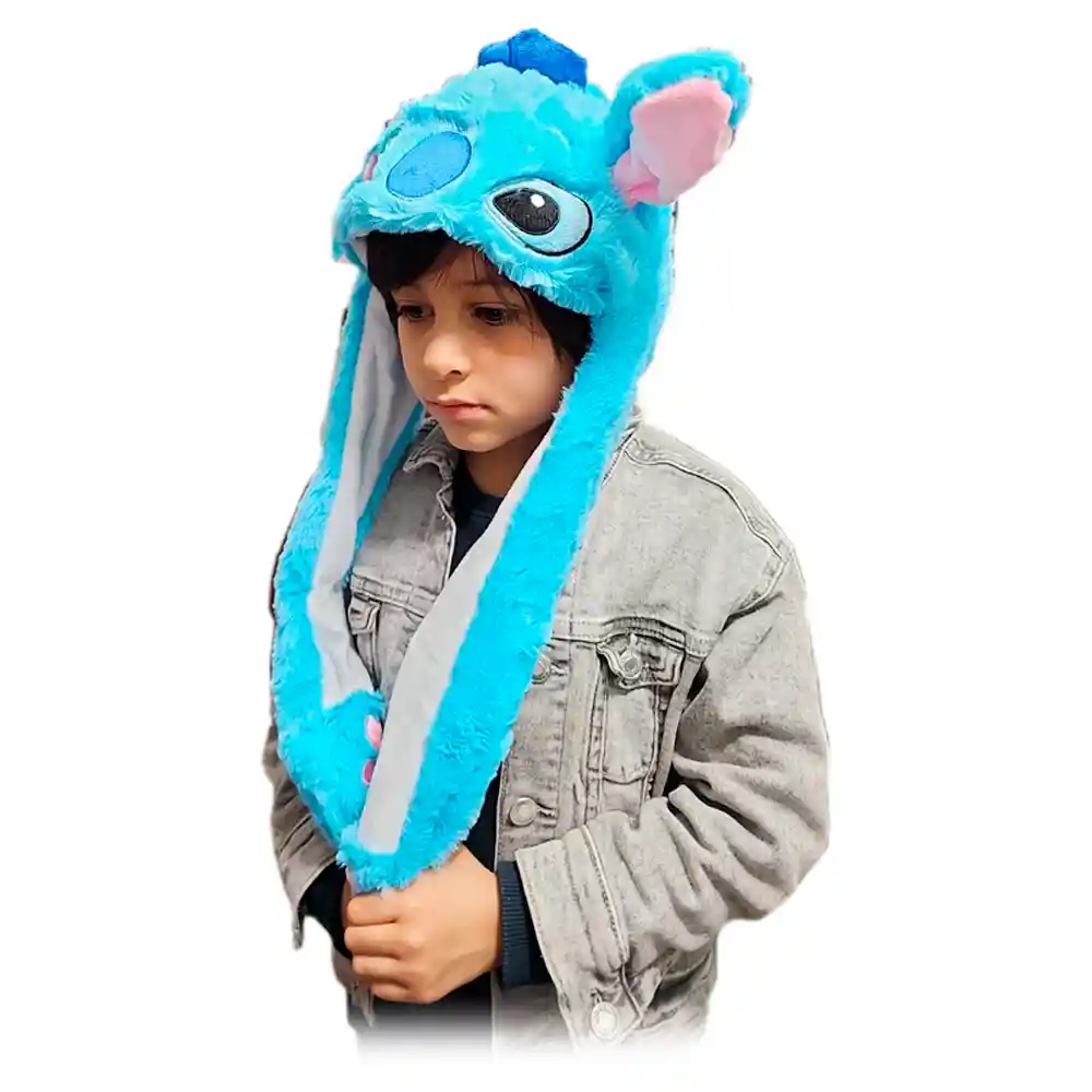 Gorro Sombrero Con Orejas Móviles Para Niños O Niñas Stich