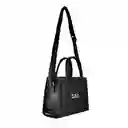 	 Bolso Cartera Doble Funcion Dama Mujer Karla Chacon Juli Negro