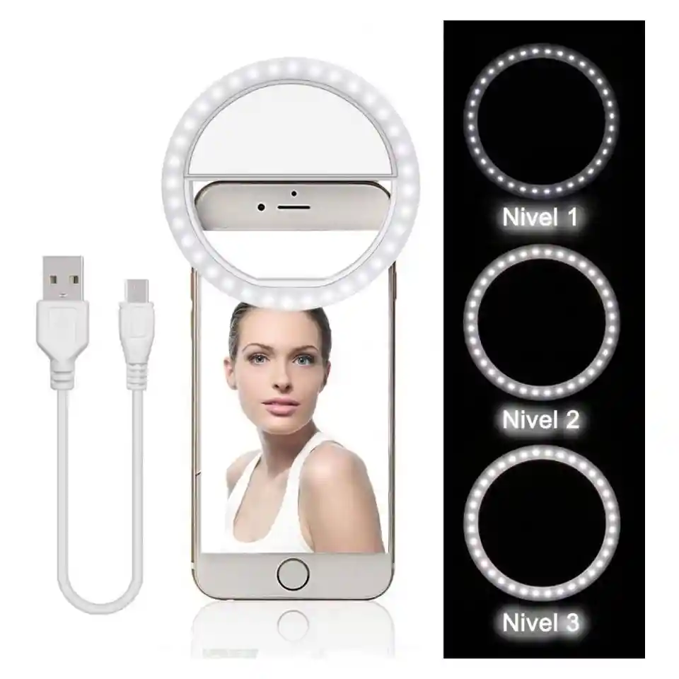 Aro De Luz Para Celular / Aro De Luz Portatil