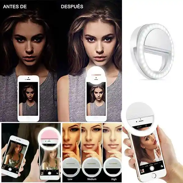 Aro De Luz Para Celular / Aro De Luz Portatil