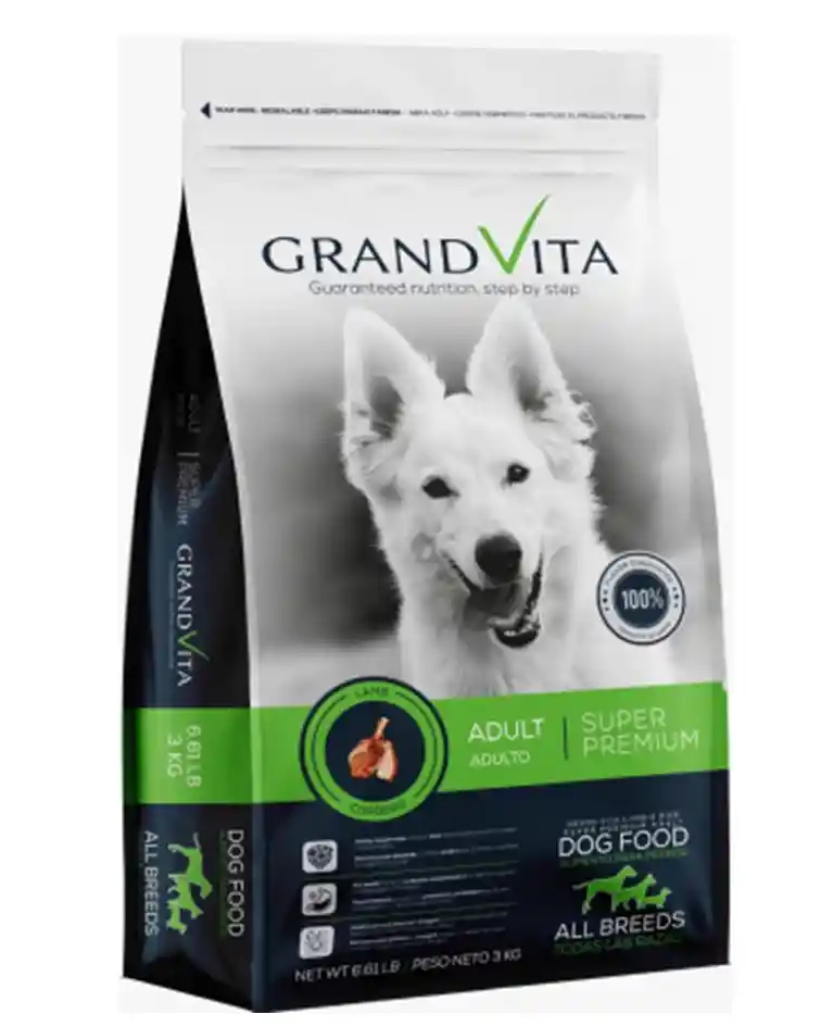 Grand Vita Adulto | Alimento De Cordero Para Perro X 3 Kg