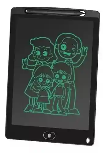 Tableta Dibujo Escritura Lcd Borrable Para Niños