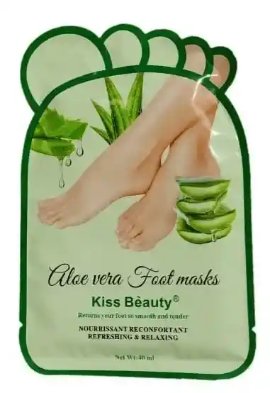 Kiss Beauty Mascarilla Natural Exfoliante Pies