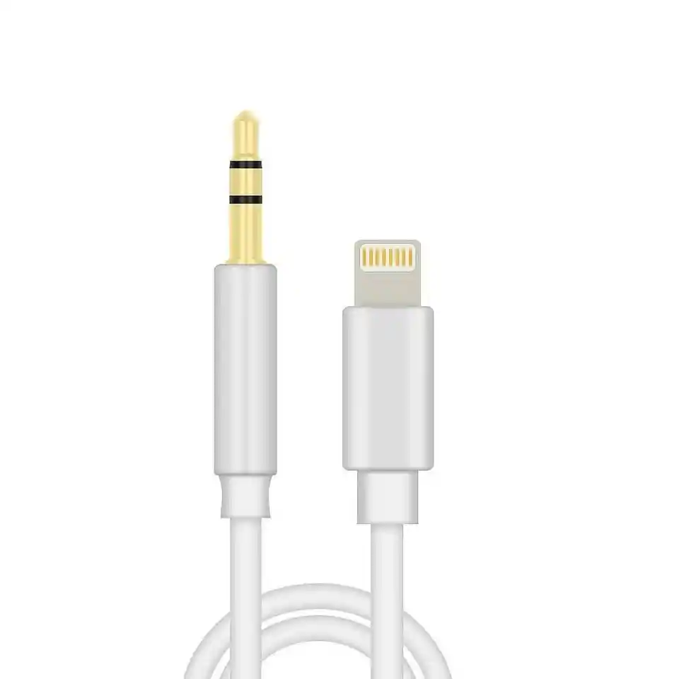 Cable Auxiliar De Audio Para Iphone / Cable Auxiliar De Audio Lightning A Jack 3.5mm/ Iphone