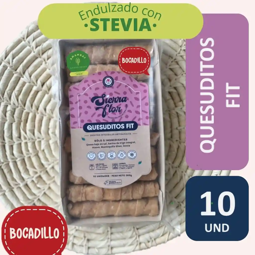 Quesuditos Fit Con Bocadillo Sierra Flor