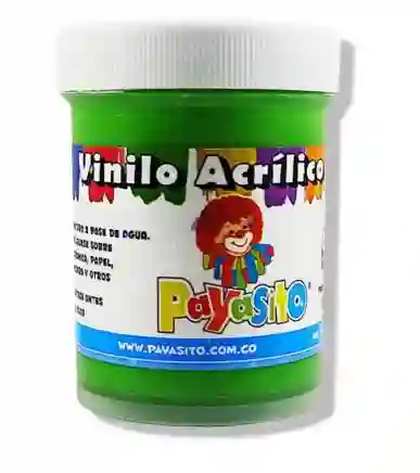 Pintura Vinilo Payasito Color Verde Oscuro X Unidad 80g Pinturas Vinilos