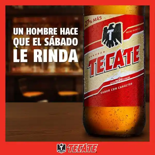 Cerveza Tecate Botella 330 Ml