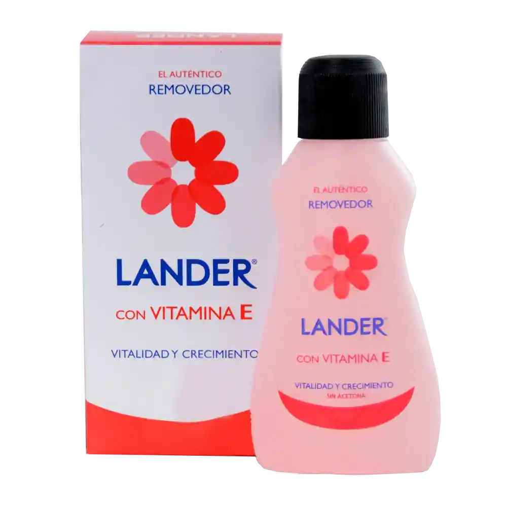 Lander Removedor De Esmalte Con Vitamina E