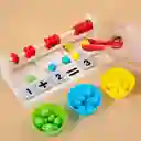 Juguete De Matematicas En Madera 3 En 1 Para Niños. Ábaco, Juego De Operaciones De Matemáticas