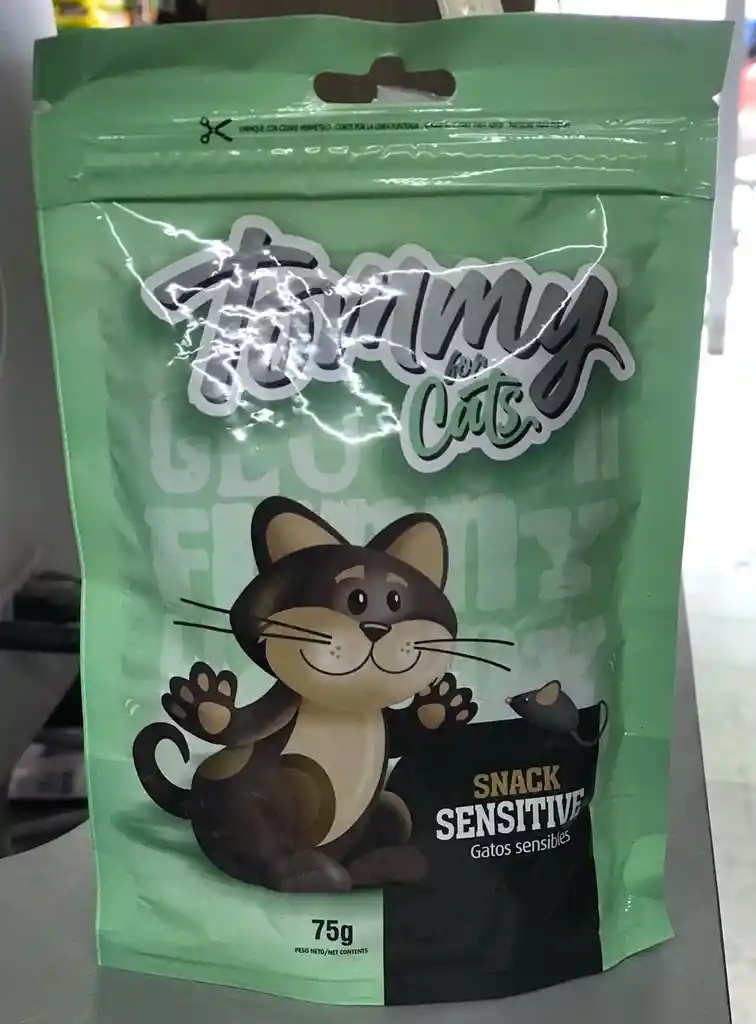 Tommy Cats Snack Sinsitive X 75gm