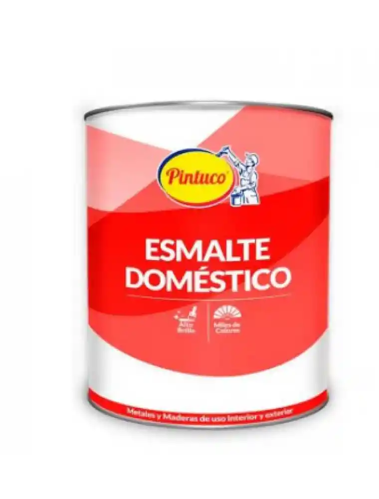 Pintura Base Aceite Blanco Doméstico Pintuco 1/4