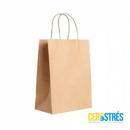 Bolsa De Papel Kraft Grande 27cm X 40cm