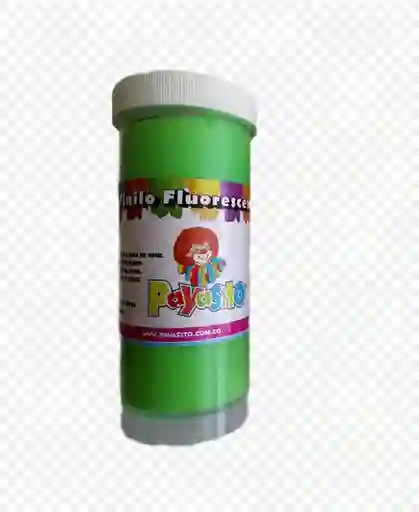 Pintura Vinilo Payasito Color Verde Fluorescente X Unidad De 125g Pinturas Vinilos