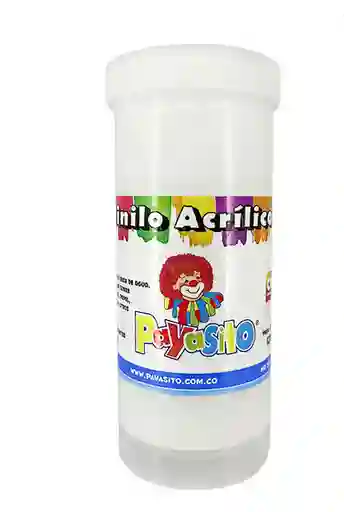 Pintura Vinilo Payasito Color Blanco X Unidad De 125g Pinturas Vinilos