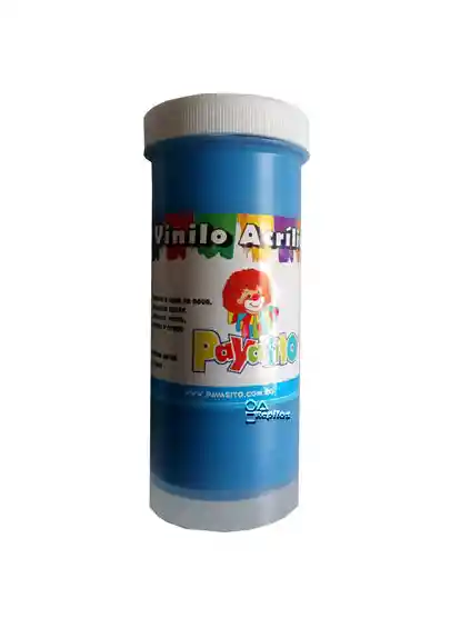 Pintura Vinilo Payasito Color Azul Claro X Unidad De 125g Pinturas Vinilos