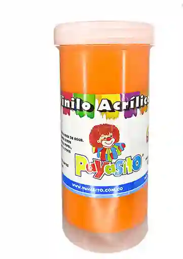 Pintura Vinilo Payasito Color Naranja X Unidad De 125g Pinturas Vinilos