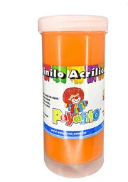 Pintura Vinilo Payasito Color Naranja X Unidad De 125g Pinturas Vinilos