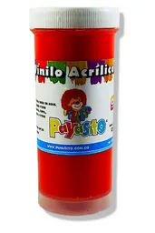 Pintura Vinilo Payasito Color Rojo X Unidad De 125g Pinturas Vinilos