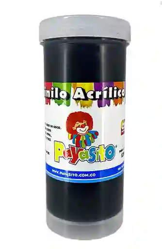 Pintura Vinilo Payasito Color Negro X Unidad De 125g Pinturas Vinilos