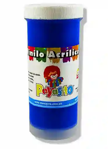 Pintura Vinilo Payasito Color Azul Oscuro X Unidad De 125g Pinturas Vinilos