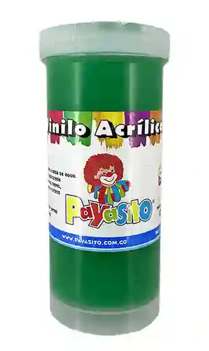 Pintura Vinilo Payasito Color Verde Oscuro X Unidad De 125g Pinturas Vinilos