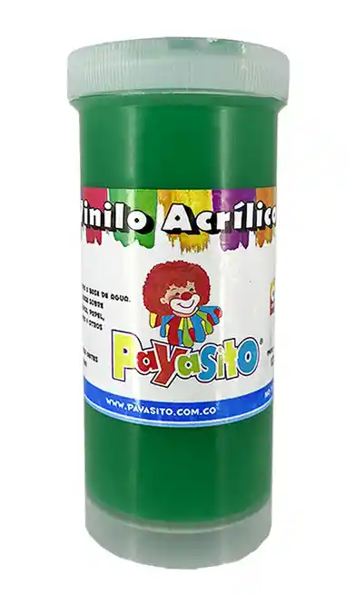 Pintura Vinilo Payasito Color Verde Oscuro X Unidad De 125g Pinturas Vinilos